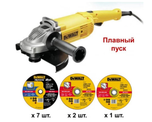 Угловая шлифмашина DEWALT DWE492SD10