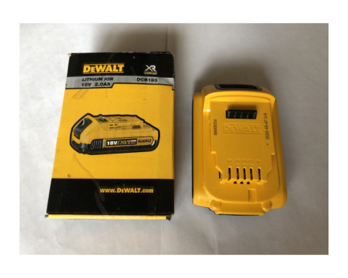 Аккумулятор (18 В; 2.0 А*ч; Li-Ion) DEWALT DCB 183