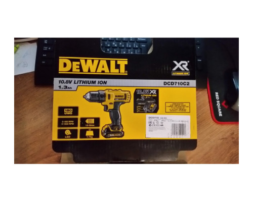 Аккумуляторная дрель-шуруповерт DEWALT DCD 710 C2