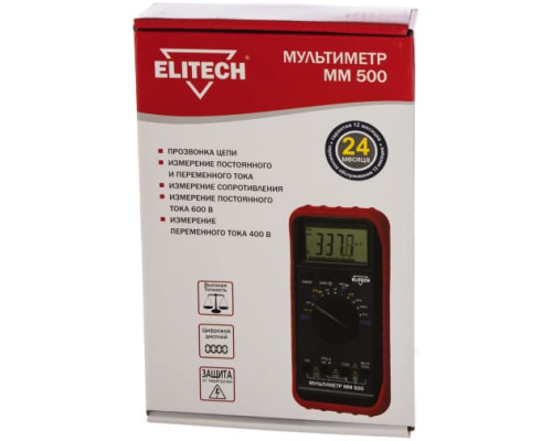 Мультиметр Elitech ММ 500