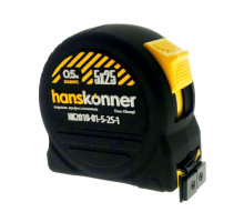 Рулетка Hanskonner 5x25+0,5м HK2010-01-5-25-1