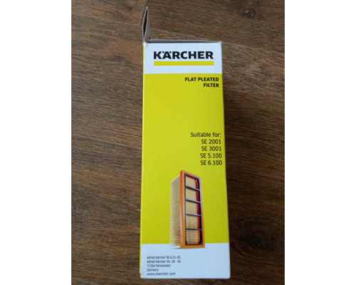 Фильтр складчатый плоский для пылесоса SE 3001 Karcher 6.414-498