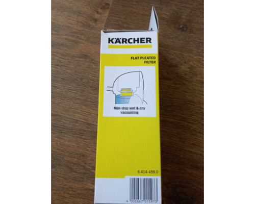 Фильтр складчатый плоский для пылесоса SE 3001 Karcher 6.414-498