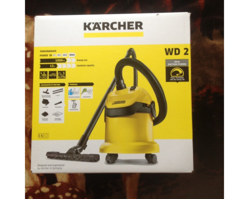 Хозяйственный пылесос Karcher WD 2 1.629-783