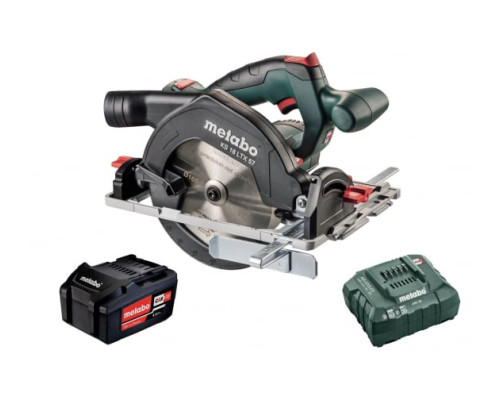 Аккумуляторная дисковая пила Metabo KS 18 LTX 57 + 1 Li-Powerх 4 Ач + ЗУ ASC30-36 T03480