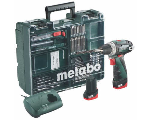 Аккумуляторный винтоверт Metabo PowerMaxx BS Basic Set 600080880