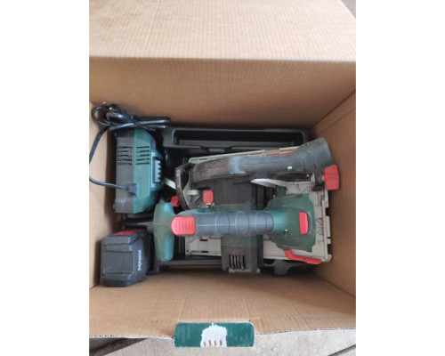 Аккумуляторная дисковая пила Metabo KS 18 LTX 57 + 1 Li-Powerх 4 Ач + ЗУ ASC30-36 T03480