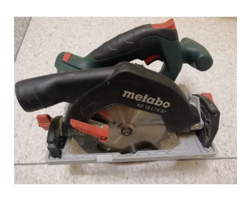 Аккумуляторная дисковая пила Metabo KS 18 LTX 57 + 1 Li-Powerх 4 Ач + ЗУ ASC30-36 T03480