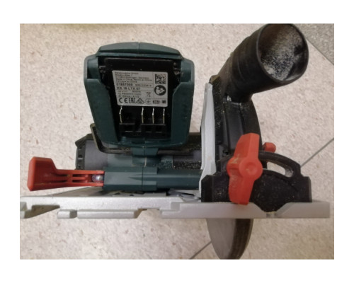 Аккумуляторная дисковая пила Metabo KS 18 LTX 57 + 1 Li-Powerх 4 Ач + ЗУ ASC30-36 T03480