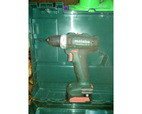 Аккумуляторная дрель-шуруповерт Metabo PowerMaxx BS 12 601036500