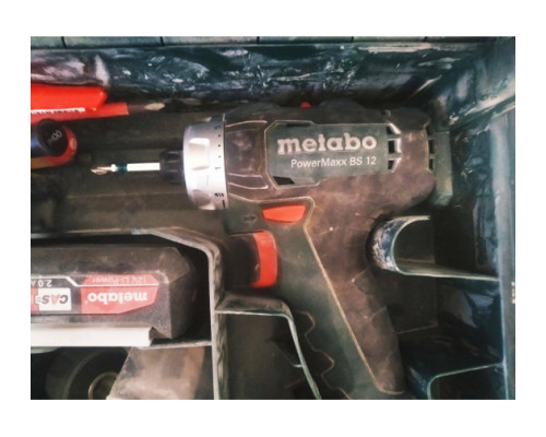 Аккумуляторная дрель-шуруповерт Metabo PowerMaxx BS 12 601036500