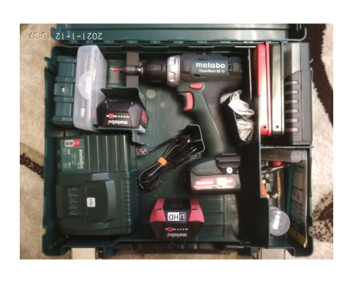 Аккумуляторная дрель-шуруповерт Metabo PowerMaxx BS 12 601036500