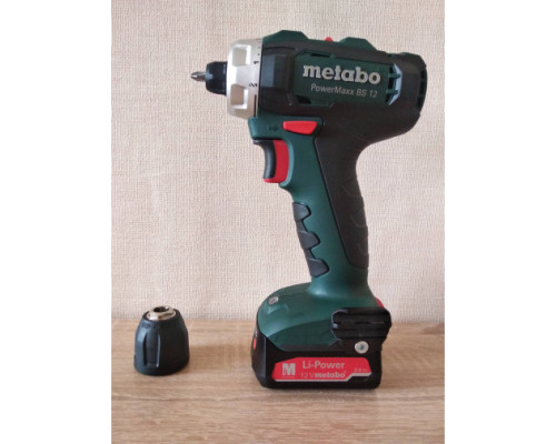 Аккумуляторная дрель-шуруповерт Metabo PowerMaxx BS 12 601036500