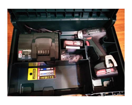 Аккумуляторная дрель-шуруповерт Metabo PowerMaxx BS 12 601036500