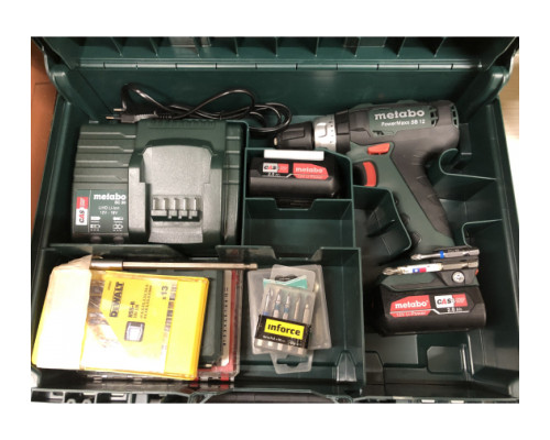 Аккумуляторная дрель-шуруповерт Metabo PowerMaxx SB 12 601076500