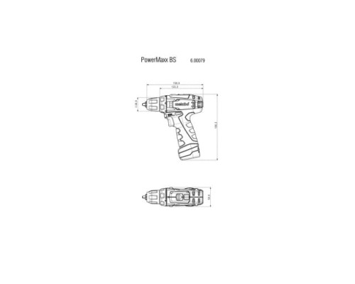 Аккумуляторный винтоверт Metabo PowerMaxx BS 600079550