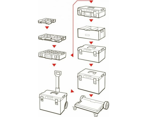 Ящик для инструментов QBRICK SYSTEM ONE 450 BASIC 585x385x420мм 10501233