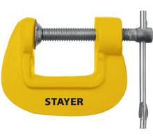 Чугунная струбцина STAYER SG-25 тип G, 25 мм 3215-025