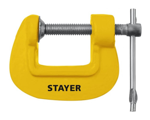 Чугунная струбцина STAYER SG-25 тип G, 25 мм 3215-025