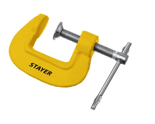 Чугунная струбцина STAYER SG-25 тип G, 25 мм 3215-025