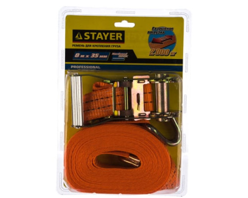 Ремень для крепления груза STAYER PROFESSIONAL 8 м 40562-8