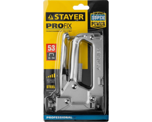 Стальной cтеплер STAYER Pro-53 тип 53, 3150_z01