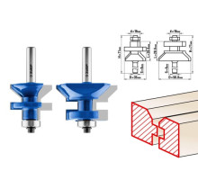 Набор фрез для вагонки (2 шт; хвостовик 8 мм) Зубр 28770-50-H2