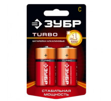 Щелочная батарейка Зубр 1.5 В, тип С, 2 шт, Turbo 59215-2C_z01